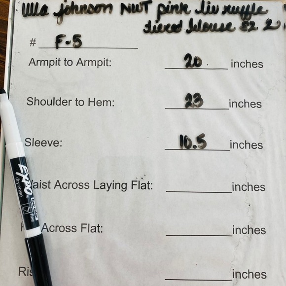 Ulla Johnson NWT Peony Pink Liv Plissé Satin Ruffle Sleeve Blouse Size 2 - Picture 13 of 13